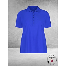 PLUS BASICS Polo Shirt Korte Mouw ROYAL BLUE